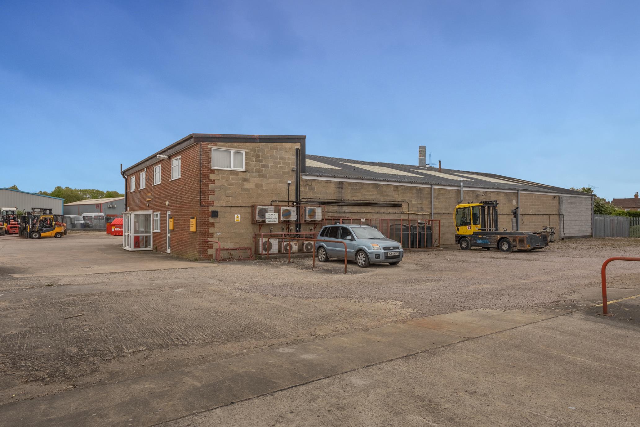 Industrial Unit Extending to 6,620sqft and 1.3 acre Secure Storage Yard